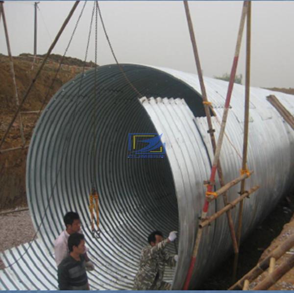supply corrugated metal culvert pipe to Uganda